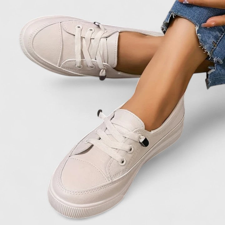 Julia | Damen Frühlings Klassische Schnürsneaker