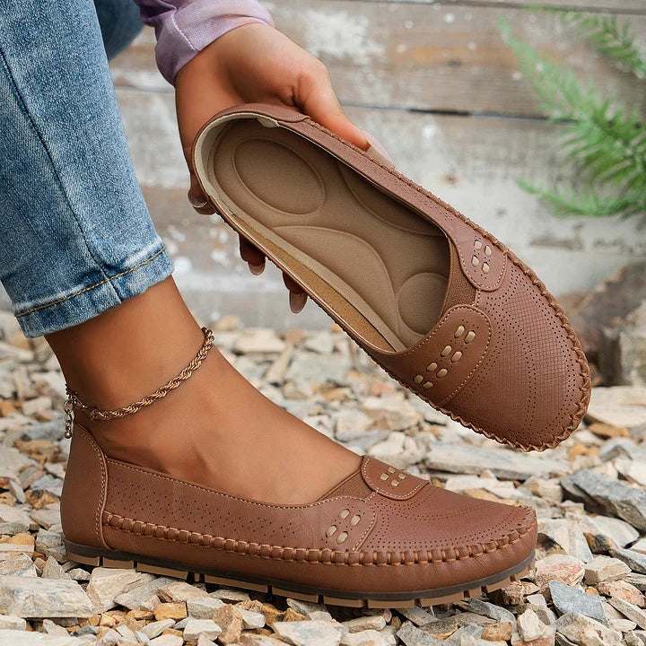 Johanna | Damen Stilvolle Orthopädische Bequeme Slip-On-Schuhe