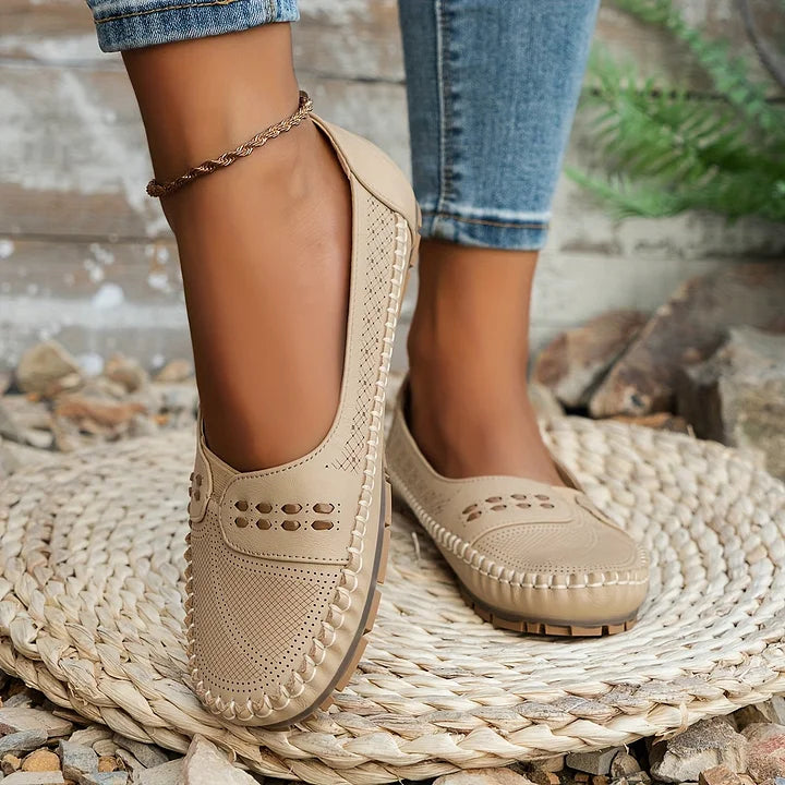 Johanna | Damen Stilvolle Orthopädische Bequeme Slip-On-Schuhe