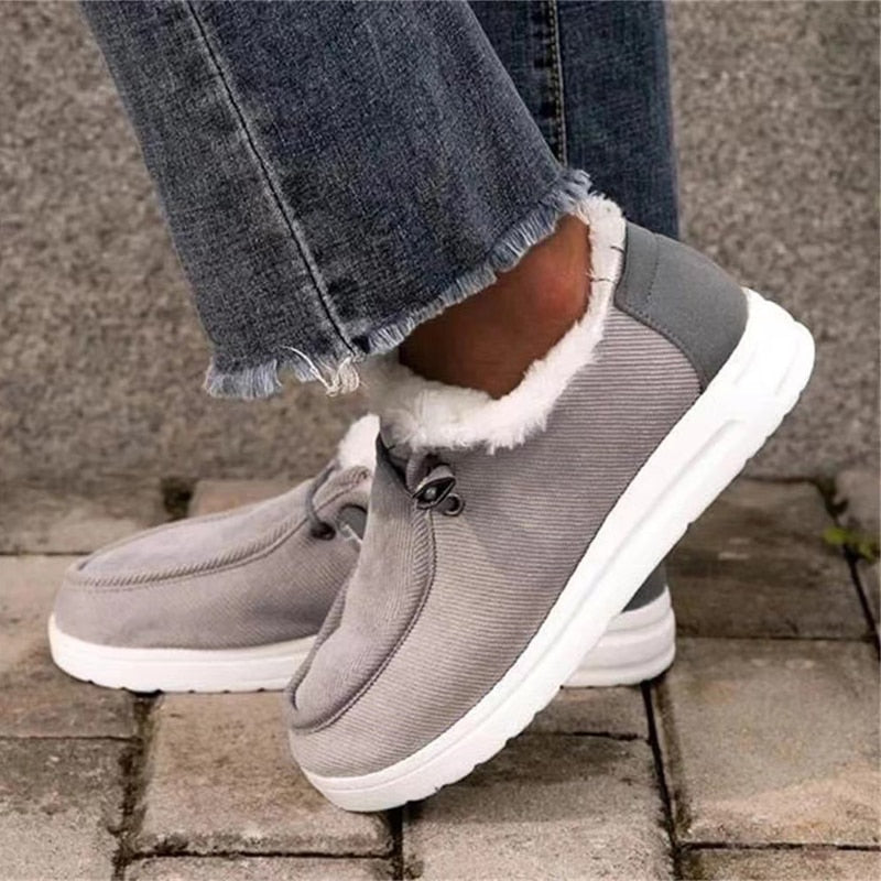 Andrea | Damen Warme Winter Schlupfschuhe