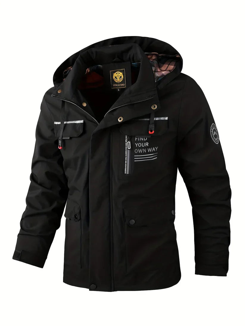 Christian | Herren Leichte Wasserdichte Regenjacke für den Winter