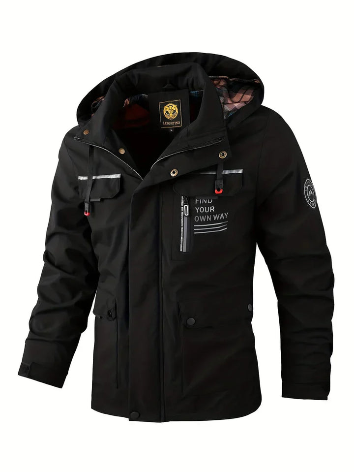 Christian | Herren Leichte Wasserdichte Regenjacke für den Winter
