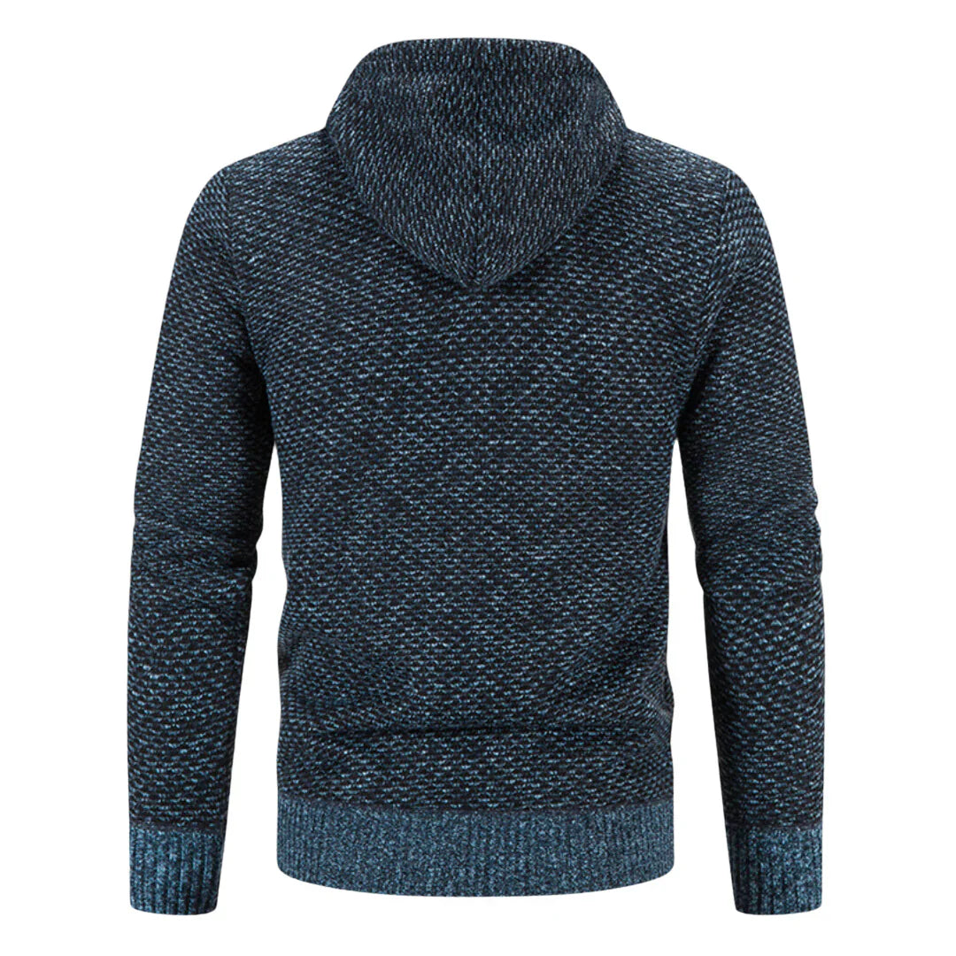 Lucas | Herren Winter Strick Zip-Hoodie Jacke