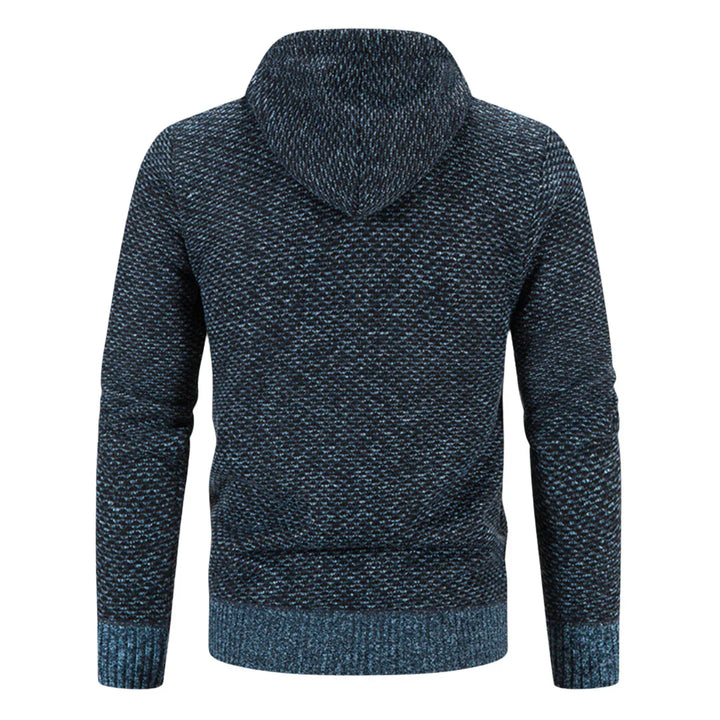 Lucas | Herren Winter Strick Zip-Hoodie Jacke