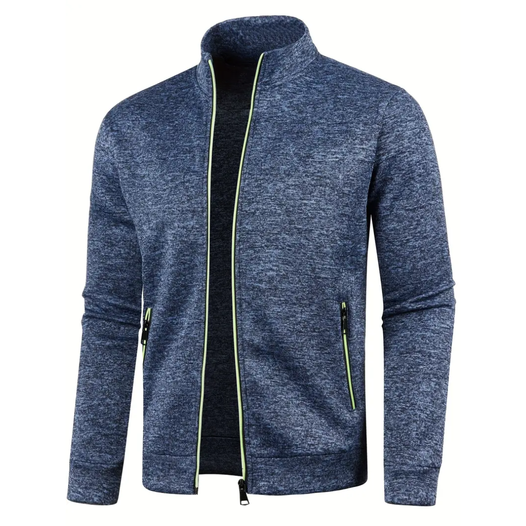 Kasper | Herren Winterjacke mit Reißverschluss und Taschen