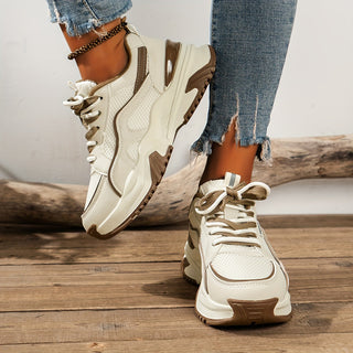 Helga | Stylische Damen-Sneaker mit Plateausohle