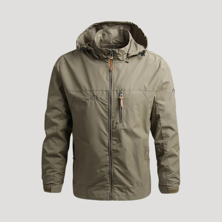 Wilfried | Herren Frühlings Outdoor-Kapuzenjacke mit Reißverschluss