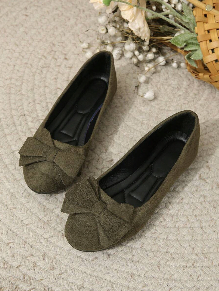 Helga | Bequeme Damen Slipper mit Schleifendetail
