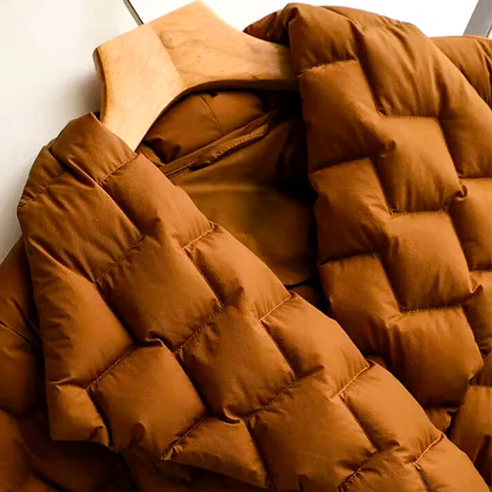Doris | Damen Gesteppter Gürtel Winter Puffer Mantel