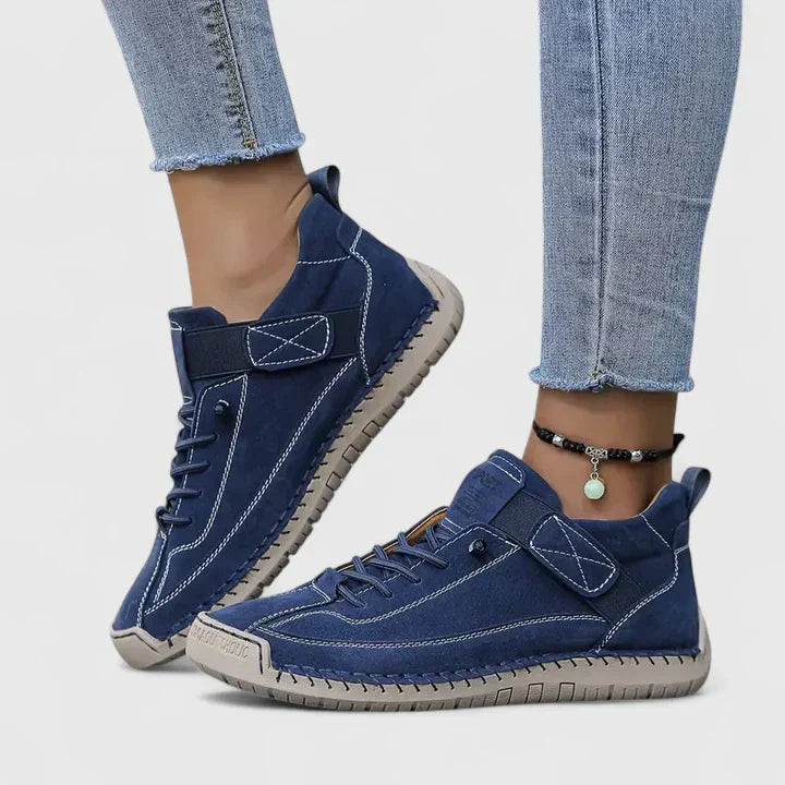 Jessica | Damen Lässig Schicke Bequeme Schnürsneaker