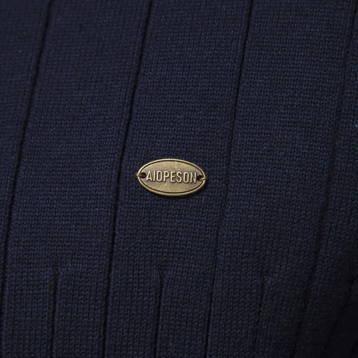 Erik | Herren Frühling Viertelzip Langarm Pullover
