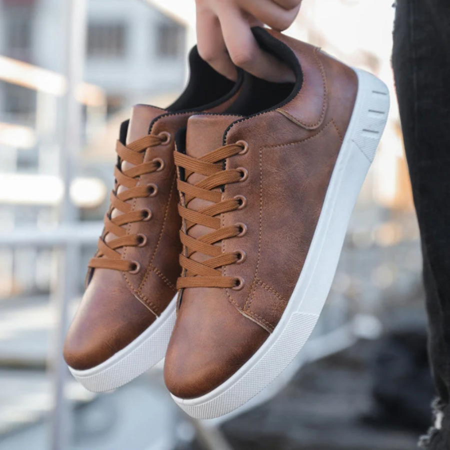Erik | Herren Freizeit-Sneaker zum Gehen mit Schnürung