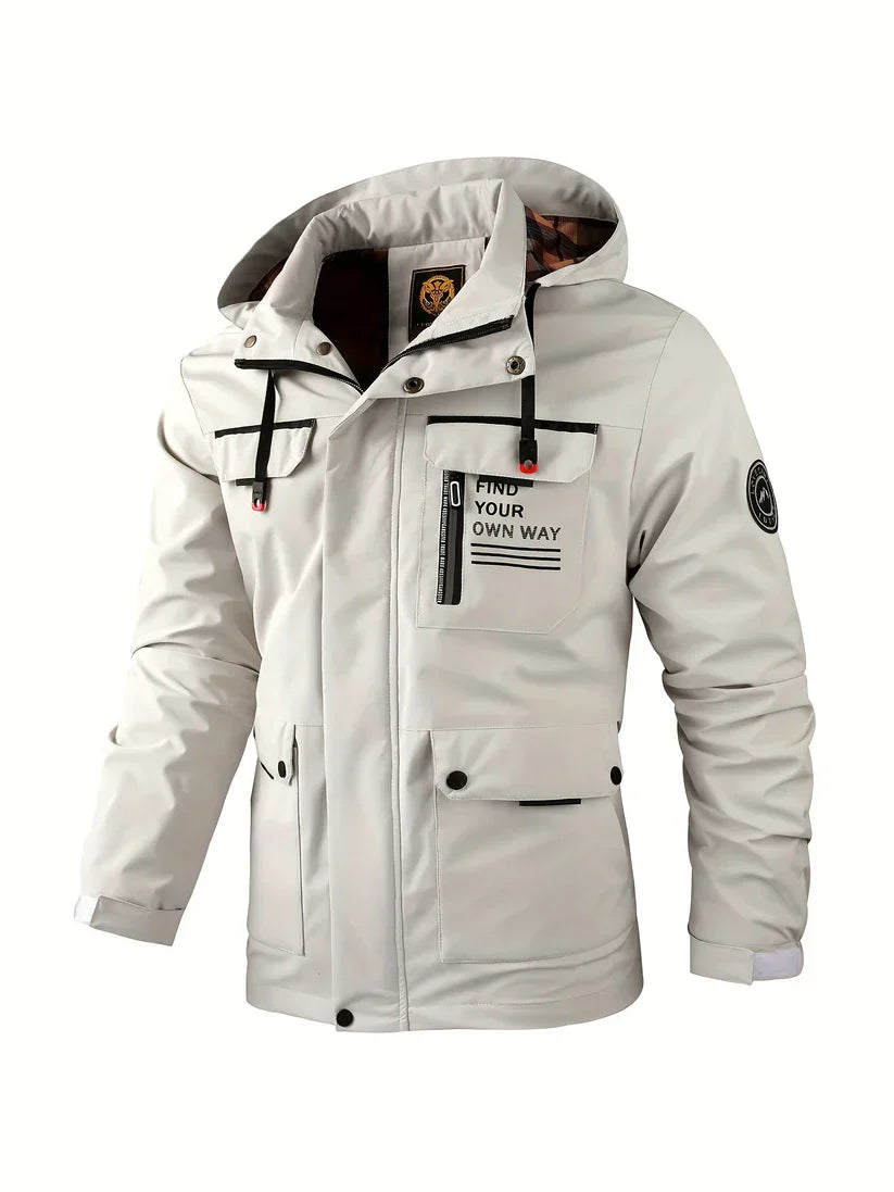 Christian | Herren Leichte Wasserdichte Regenjacke für den Winter