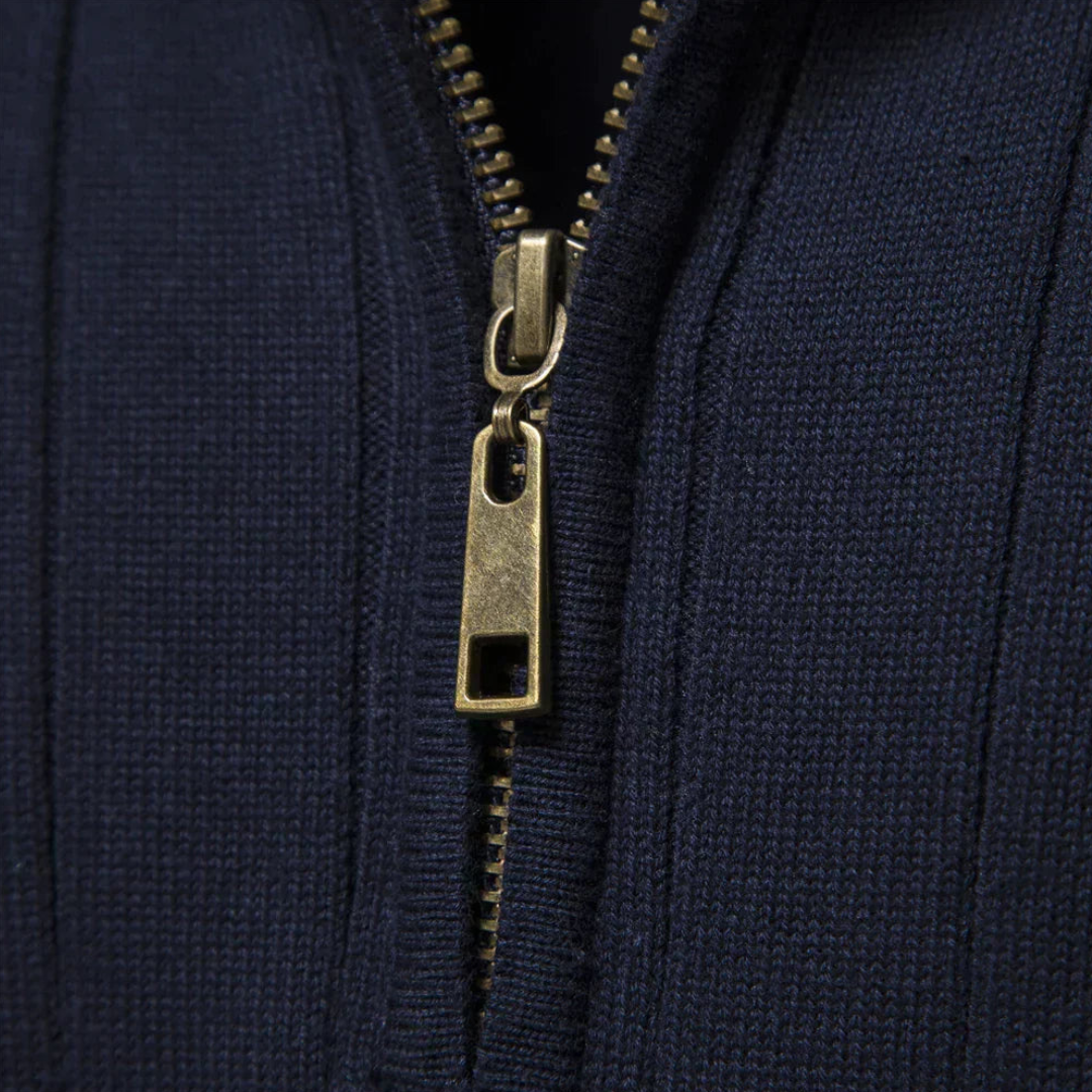 Erik | Herren Frühling Viertelzip Langarm Pullover
