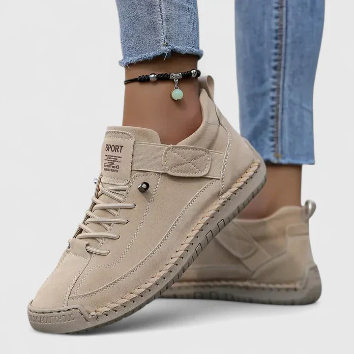 Jessica | Damen Lässig Schicke Bequeme Schnürsneaker