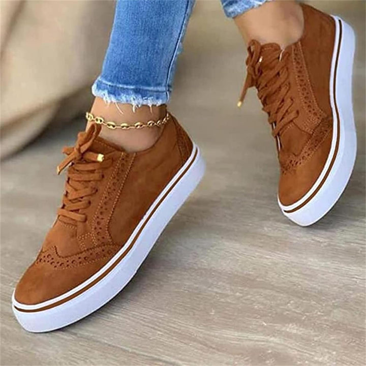 Felicia | Damen Lässige Plateau Sneakers für den Alltag