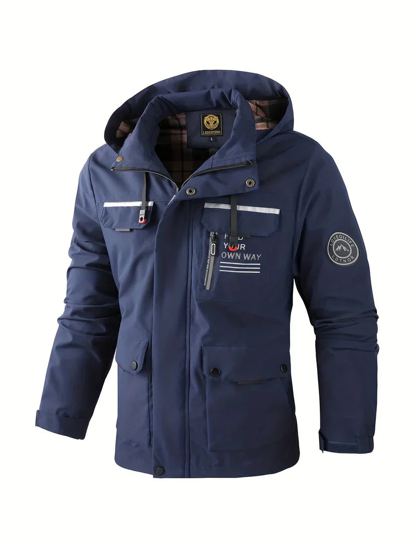Christian | Herren Leichte Wasserdichte Regenjacke für den Winter