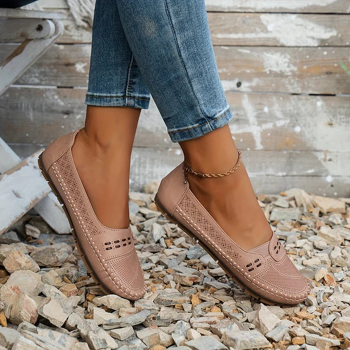 Johanna | Damen Stilvolle Orthopädische Bequeme Slip-On-Schuhe
