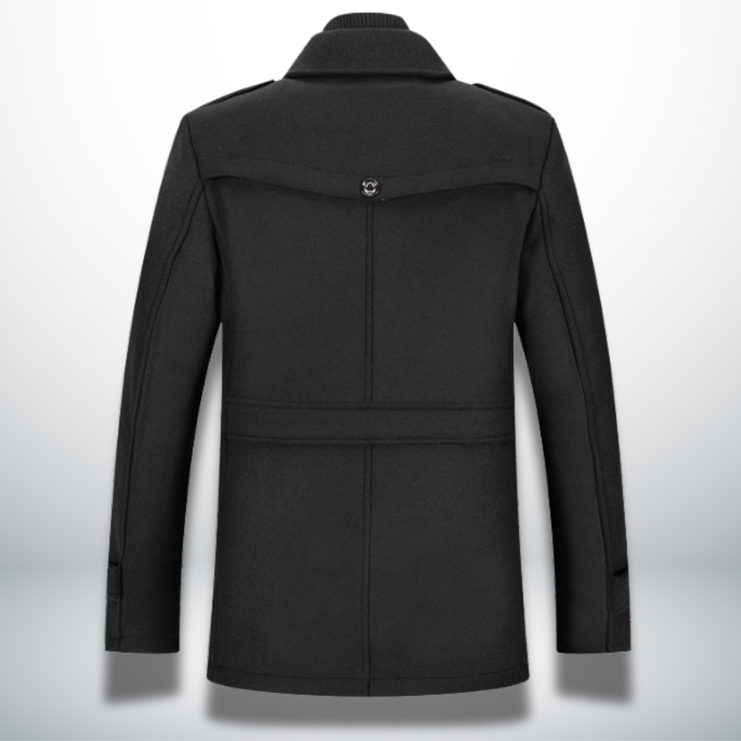 Felix | Herren Smart-Casual Mantel mit Knopfverschluss