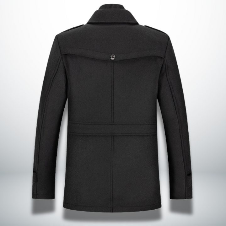 Felix | Herren Smart-Casual Mantel mit Knopfverschluss