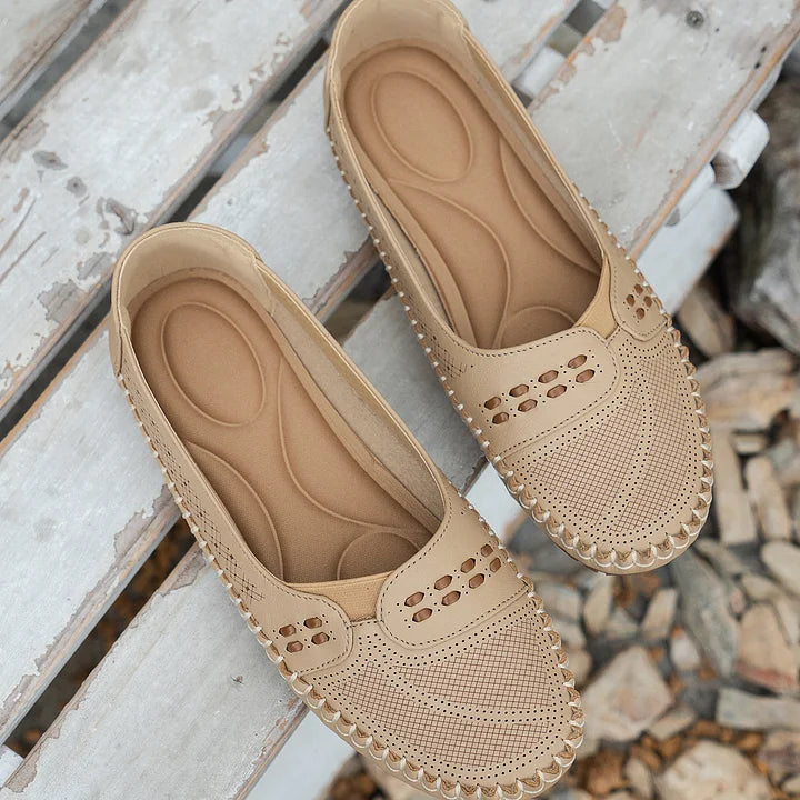 Johanna | Damen Stilvolle Orthopädische Bequeme Slip-On-Schuhe