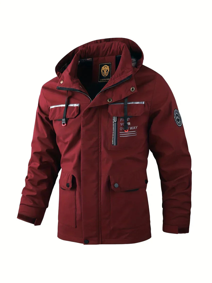 Christian | Herren Leichte Wasserdichte Regenjacke für den Winter