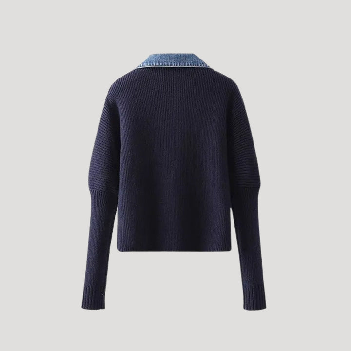 Helga | Damen Frühjahrs Lagen-Button-Cardigan-Jacke