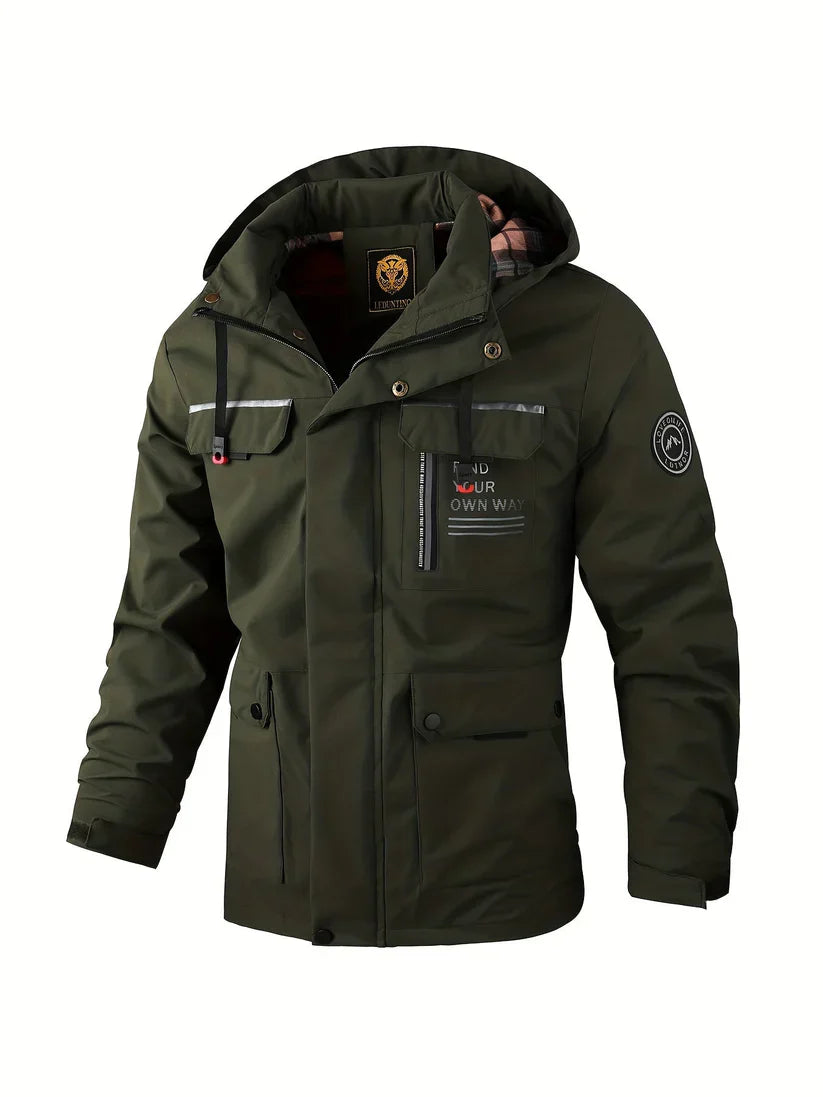 Christian | Herren Leichte Wasserdichte Regenjacke für den Winter