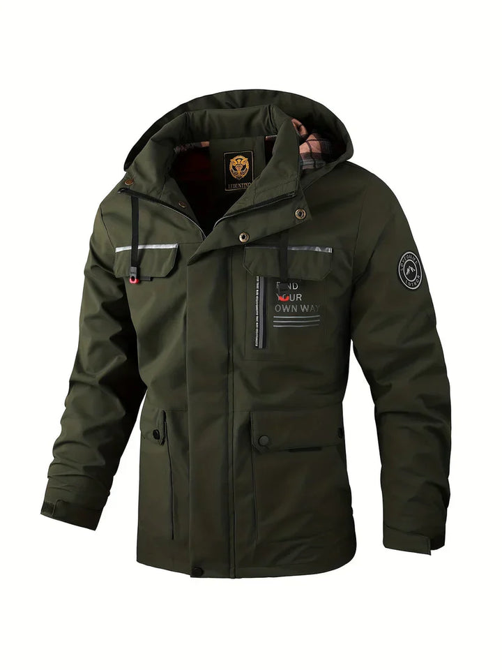 Christian | Herren Leichte Wasserdichte Regenjacke für den Winter