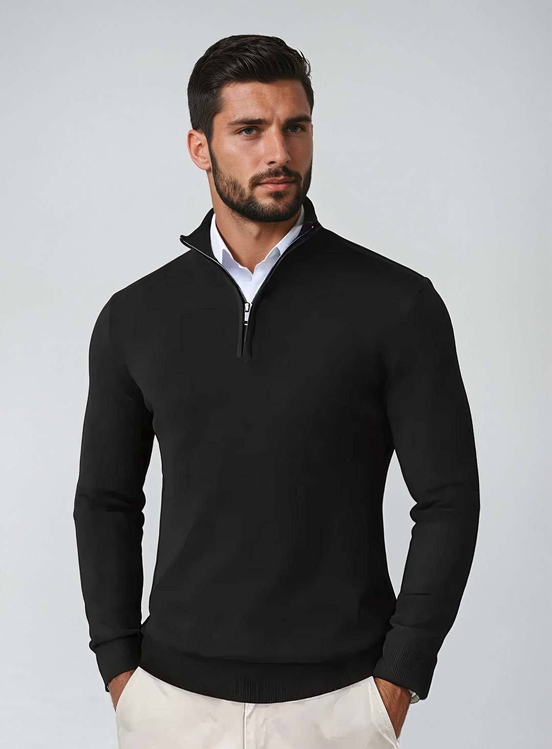 Albert | Herren Quarter-Zip Pullover für Smart Casual