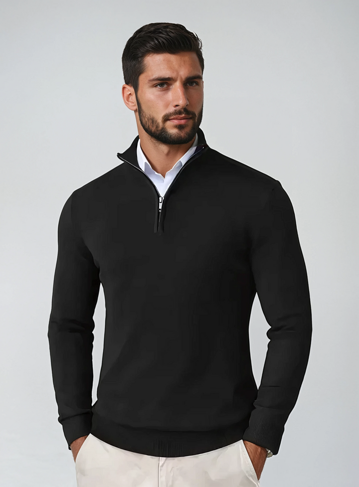 Albert | Herren Quarter-Zip Pullover für Smart Casual
