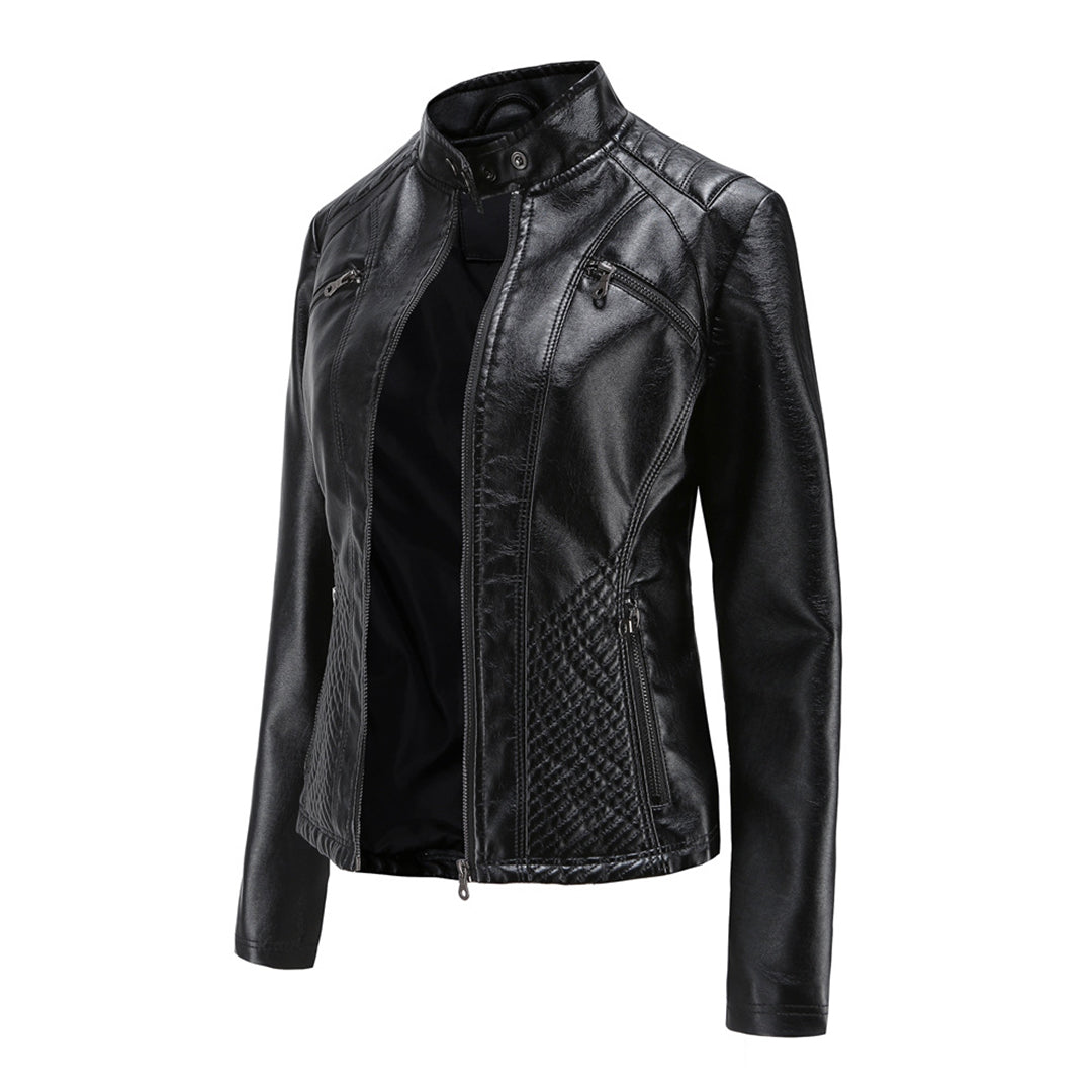Sabine | Damen Modische Jacke mit Gesteppter Schulterpartie