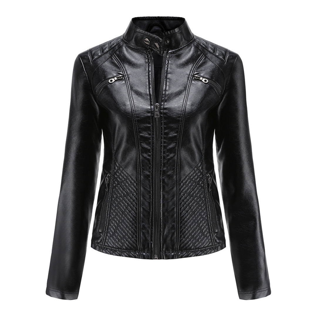 Sabine | Damen Modische Jacke mit Gesteppter Schulterpartie