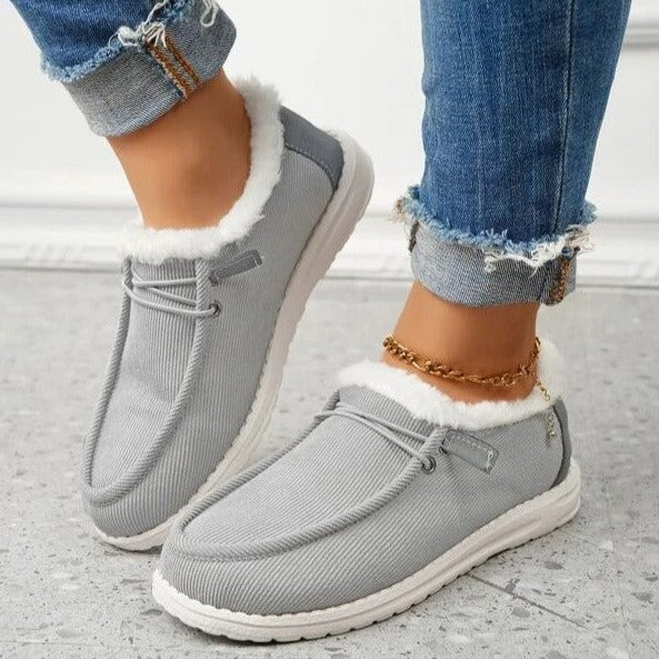 Andrea | Damen Warme Winter Schlupfschuhe