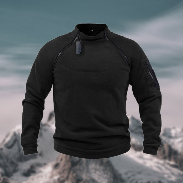 Friedrich | Herren Frühling Viertelzip Pullover mit Stehkragen