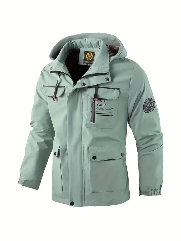 Christian | Herren Leichte Wasserdichte Regenjacke für den Winter