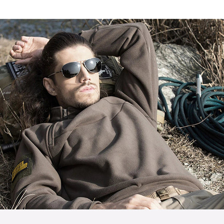 Friedrich | Herren Frühling Viertelzip Pullover mit Stehkragen