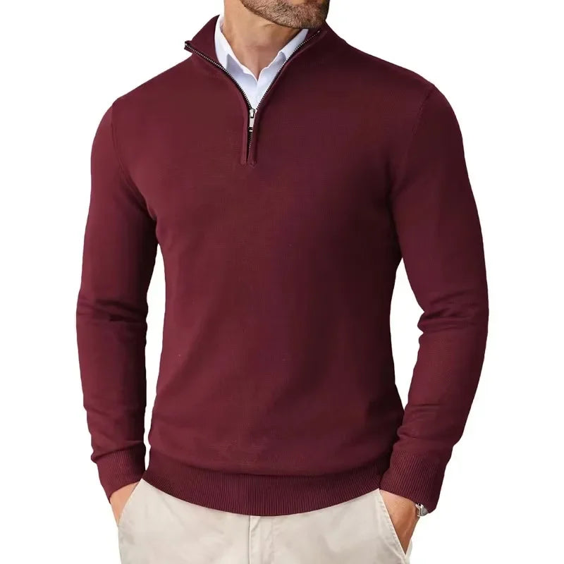 Albert | Herren Quarter-Zip Pullover für Smart Casual