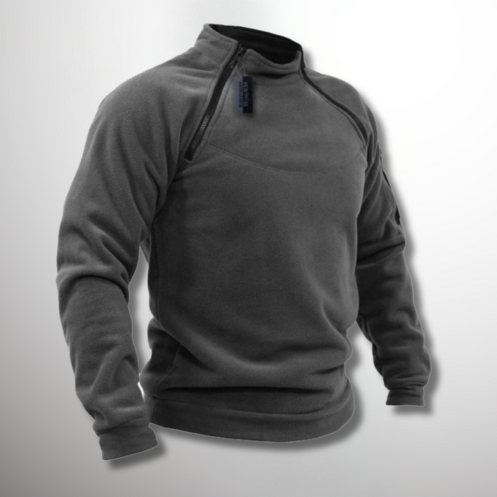Friedrich | Herren Frühling Viertelzip Pullover mit Stehkragen