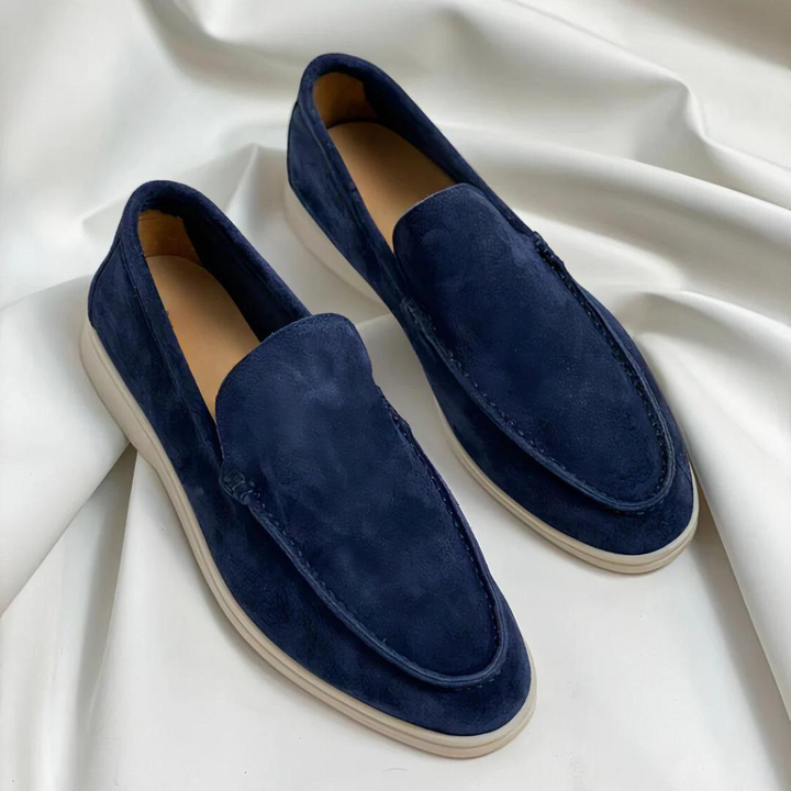 Max | Herren Frühling Wildleder Slip-On Loafers