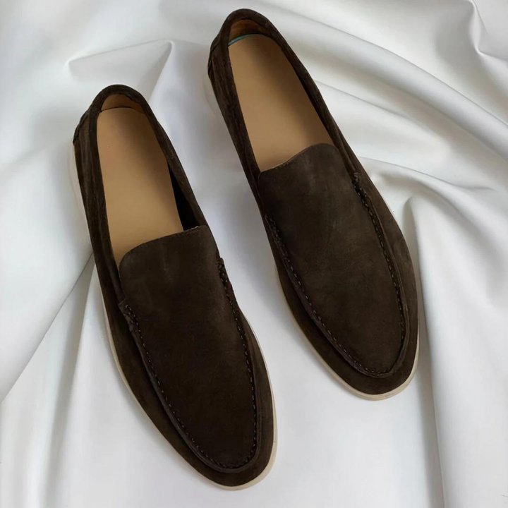 Max | Herren Frühling Wildleder Slip-On Loafers