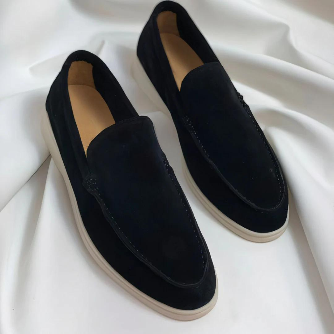 Max | Herren Frühling Wildleder Slip-On Loafers