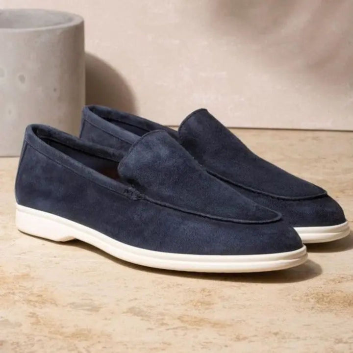Max | Herren Frühling Wildleder Slip-On Loafers
