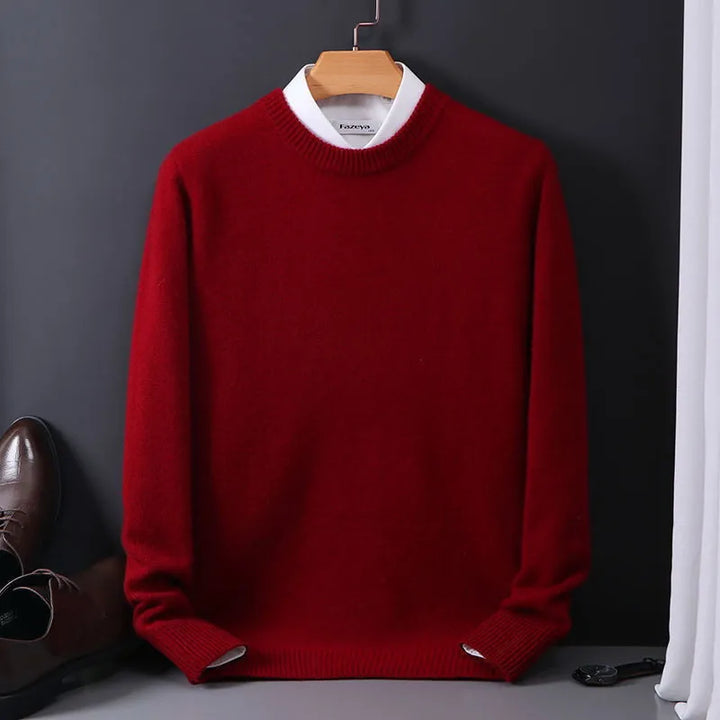 Christian | Herren Frühlings Klassischer Rundhals Pullover