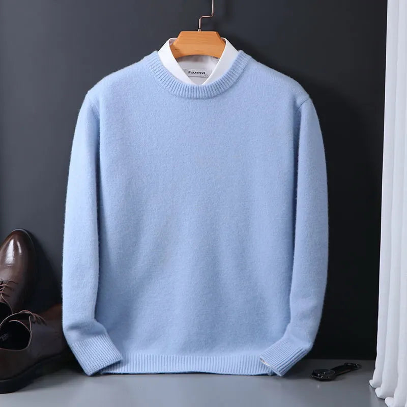 Christian | Herren Frühlings Klassischer Rundhals Pullover
