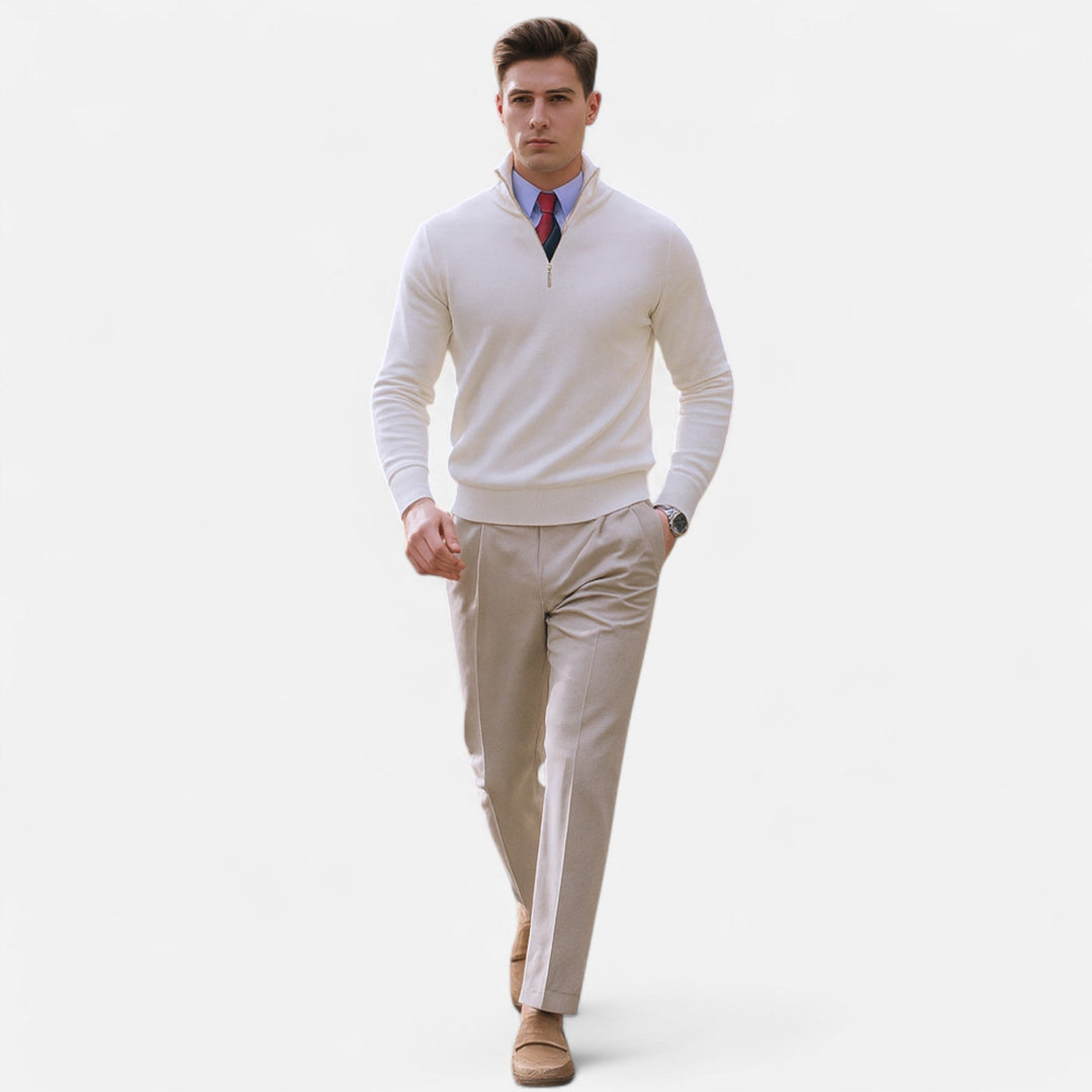 Benjamin | Herren Frühlings Half-Zip Pullover