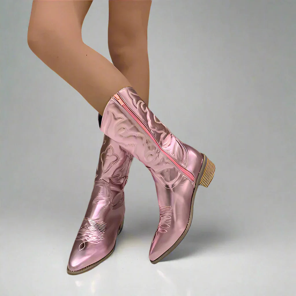 Karin  | Klassische Lederstiefel für Damen