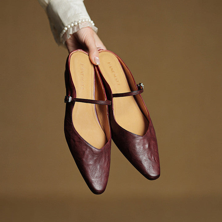 Tanja | Damen Slipper aus Echtem Leder