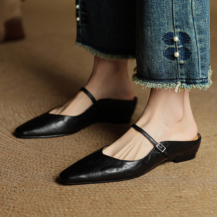 Tanja | Damen Slipper aus Echtem Leder