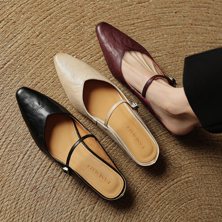 Tanja | Damen Slipper aus Echtem Leder